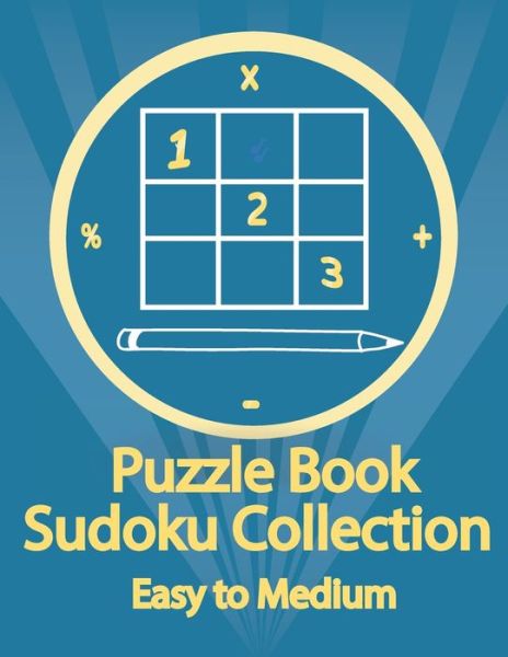 Cover for Douh Design · Puzzle Book, Sudoku Collection Easy to Medium (Paperback Book) (2020)