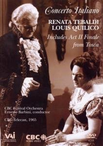 Concerto Italiano - Tebaldi / Quilico / Puccini / Rossini / Barbini - Film - VAI - 0089948425595 - 27 januari 2004