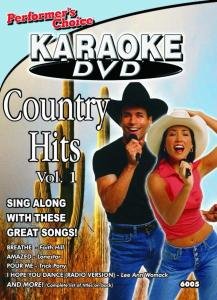 Country Hits 1 - Karaoke - Films - SOUND CHAMBER - 0729913600595 - 8 novembre 2019