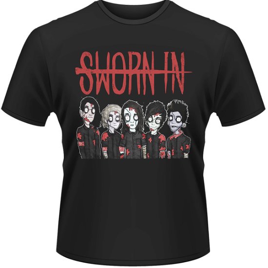 Cover for Sworn in · Sworn In: Zombie Band (T-Shirt Unisex Tg. XL) (N/A) [size XL] [Black edition] (2015)