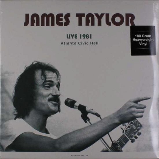 Cover for James Taylor · Live at Atlanta Civic Hall (LP) (2018)