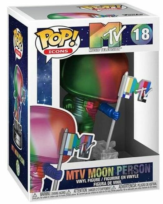 Mtv- Moon Person (Rainbow) (Mt) - Funko Pop! Ad Icons: - Merchandise - FUNKO UK LTD - 0889698494595 - July 14, 2021