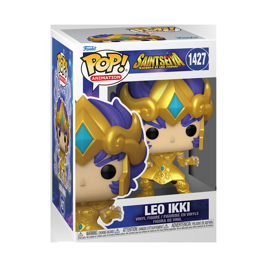 Funko Pop Anime Saint Seiya Gold Leo Ikki - Pop Anime Saint Seiya - Merchandise - Funko - 0889698720595 - 7. September 2023