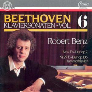 Klaviersonaten 6 - Beethoven / Benz,robert - Musique - THOROFON - 4003913120595 - 1 avril 1993