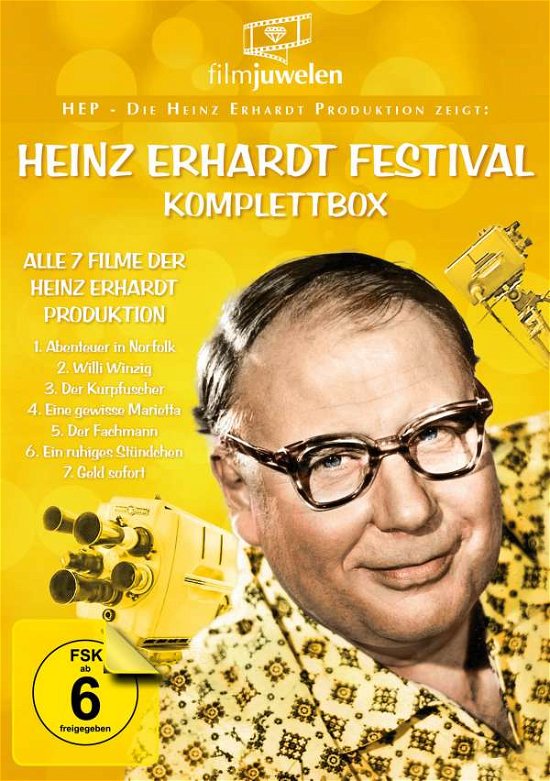 Cover for Heinz Erhardt · Heinz Erhardt Festival-kompl (DVD) (2015)