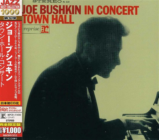 In Concert: Town Hall - Joe Bushkin - Musiikki - WARNER - 4943674150595 - tiistai 24. syyskuuta 2013