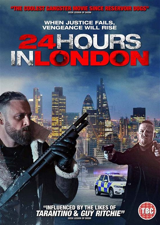 Cover for 24 Hours In London · 24 Hours In London (aka 24 Little Hours) (DVD) (2020)