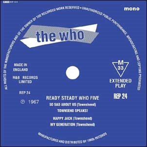 Cover for The Who · Ready Steady Who Five (LP) (2018)