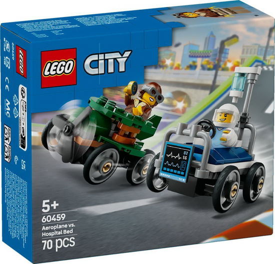 Cover for Lego · LEGO City 60459 Raceautopakket: Vliegtuig Vs. Ziekenhuisbed (Zabawki)