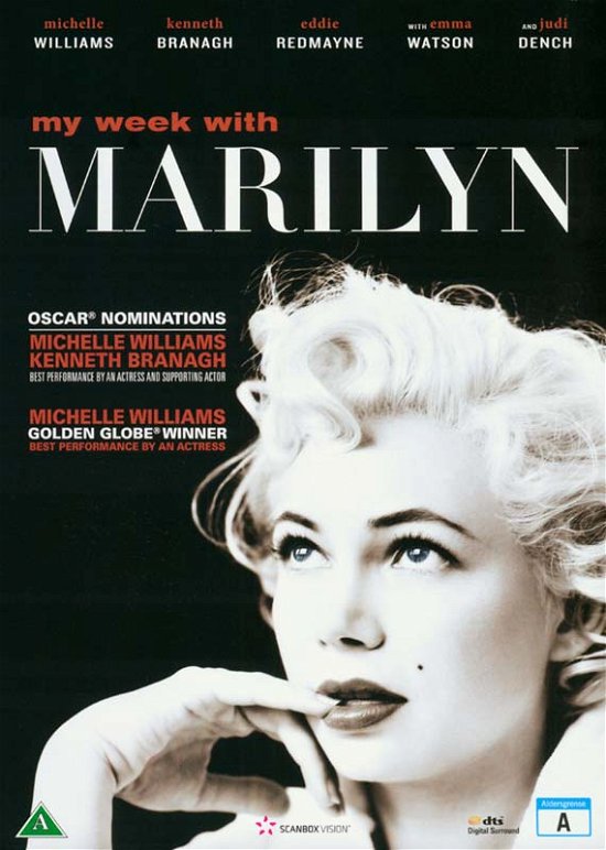 My Week with Marilyn -  - Film - JV-UPN - 5706141782595 - 1. august 2012