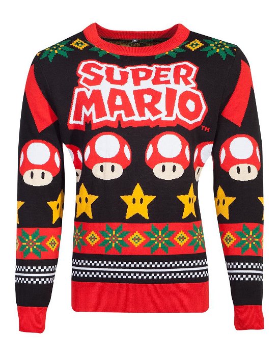 Cover for Sweat · SUPER MARIO - Logo - Knitted Merry Christmas Sweat (MERCH) (2019)