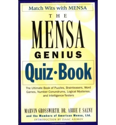 Cover for Marvin Grosswirth · The Mensa Genius Quiz Book (Taschenbuch) (1982)