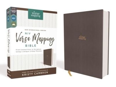 Cover for Zondervan Zondervan · NIV, Verse Mapping Bible, Cloth over Board, Gray, Comfort Print: Find Connections in Scripture Using a Unique 5-Step Process - Verse Mapping (Gebundenes Buch) (2021)