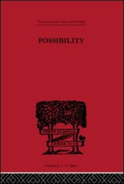 Cover for Scott Buchanan · Possibility - International Library of Philosophy (Hardcover Book) (2000)