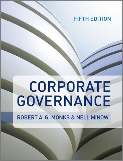 Cover for Monks, Robert A. G. (Lens Inc) · Corporate Governance (Paperback Book) (2011)