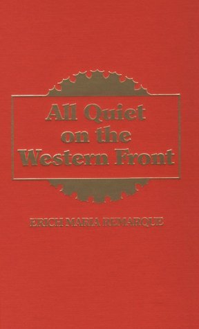Cover for Erich Maria Remarque · All Quiet on the Western Front (Innbunden bok) [Second edition] (1956)