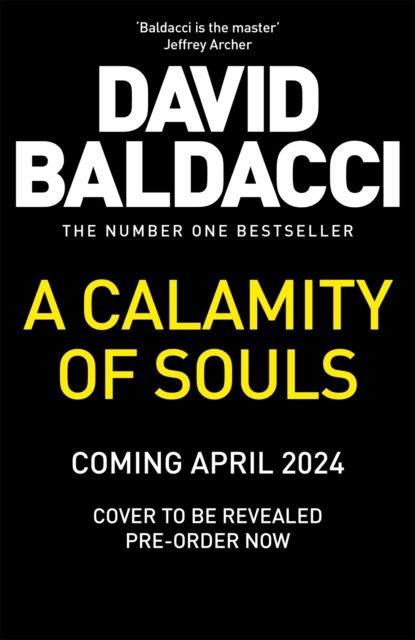 Cover for David Baldacci · A Calamity of Souls (Paperback Book) (2024)