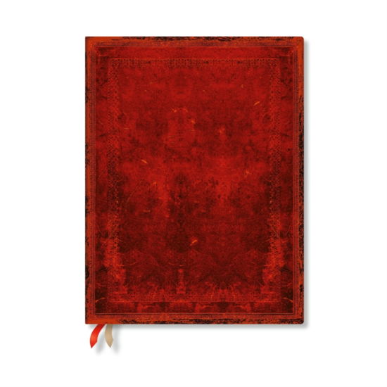 Cover for Paperblanks · Red Moroccan Bold (Old Leather Collection) Ultra 12-month Business Planner Softcover Flexi Dayplanner 2025 (Elastic Band Closure) - Old Leather Collection (Paperback Bog) (2024)