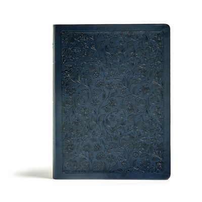 Cover for Lyman Coleman · CSB Life Connections Study Bible, Navy LeatherTouch (Leather Book) (2019)