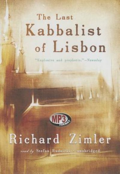 Cover for Richard Zimler · The Last Kabbalist of Lisbon (CD) (2013)