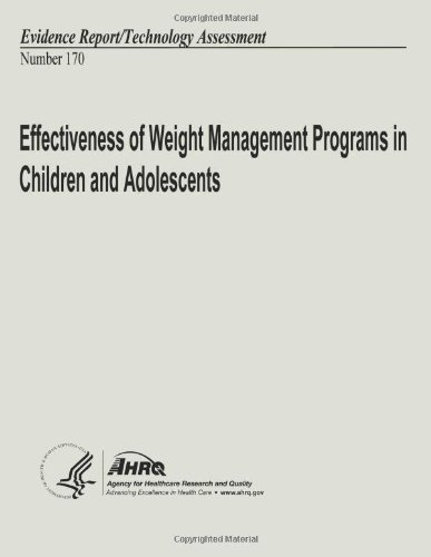 Cover for Agency for Healthcare Research and Quality · Effectiveness of Weight Management Programs in Children and Adolescents: Evidence Report / Technology Assessment Number 170 (Pocketbok) (2013)