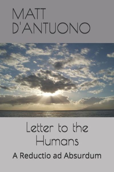 Cover for Matt D'Antuono · Letter to the Humans (Pocketbok) (2017)