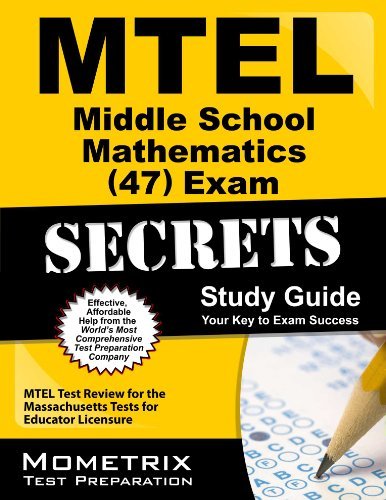 Cover for Mtel Exam Secrets Test Prep Team · Mtel Middle School Mathematics (47) Exam Secrets Study Guide: Mtel Test Review for the Massachusetts Tests for Educator Licensure (Taschenbuch) (2023)