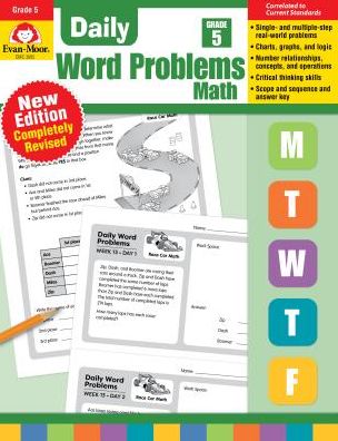 Cover for Evan Moor · Daily Word Problems, Grade 5 (Paperback Book) (2019)