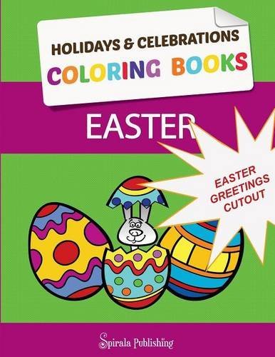 Cover for Celebrations Coloring Holidays · Easter Coloring Book Greetings: Color and Cut out Your Special Easter Greetings: Coloring Pages and Cut Outs for Kids (Pocketbok) (2014)