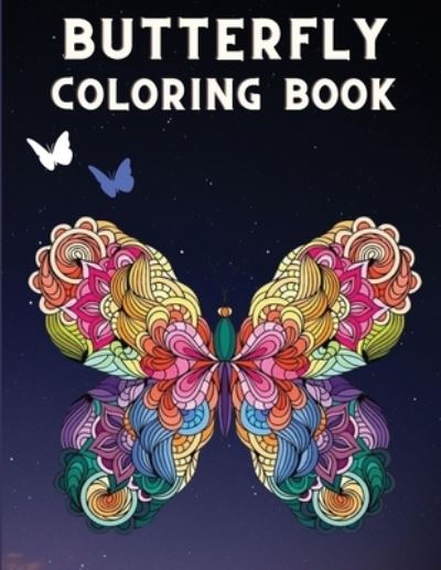 Cover for Nikolas Jones · Butterfly Coloring Book (Paperback Book) (2021)