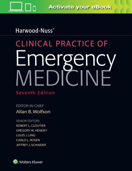 Cover for Allan B. Wolfson · Harwood-Nuss' Clinical Practice of Emergency Medicine (Inbunden Bok) (2020)