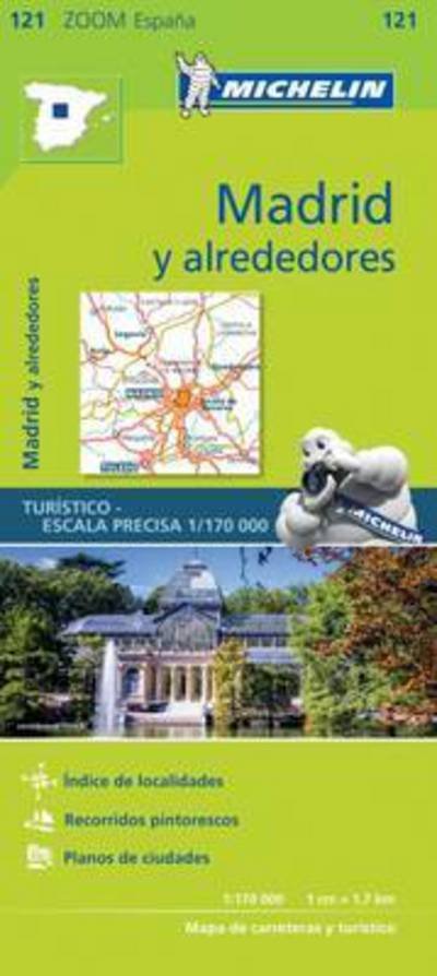 Madrid y alrededores - Zoom Map 121: Map - Michelin - Livros - Michelin Editions des Voyages - 9782067219595 - 1 de março de 2017