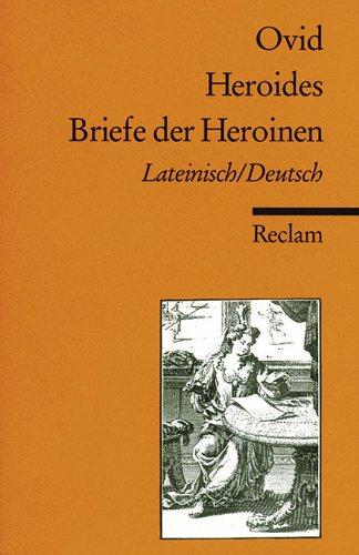 Reclam UB 01359 Ovid.Heroides.Briefe d. - Ovid - Books -  - 9783150013595 - 