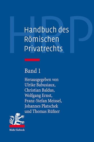 Cover for Ulrike Babusiaux · Handbuch des Romischen Privatrechts (Hardcover Book) (2023)