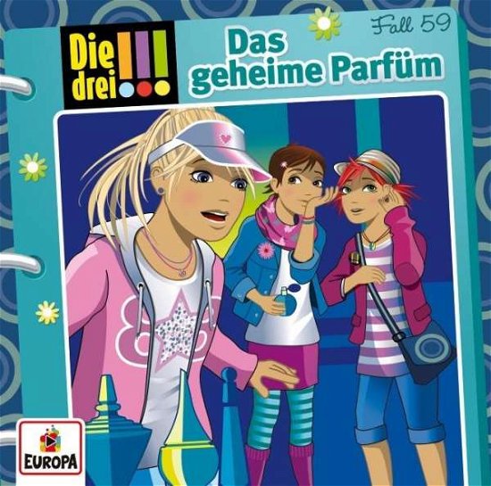 Cover for Die drei !!!.59,Das geheime Parfüm,CD (Bok)