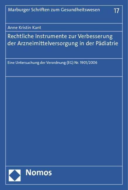 Cover for Kant · Rechtliche Instrumente zur Verbess (Buch)