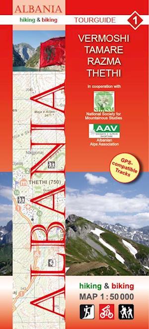 Albania - Vermoshi / Tamare / Razma / Thethi - Albania hiking & biking tourguide (Kartor) (2024)