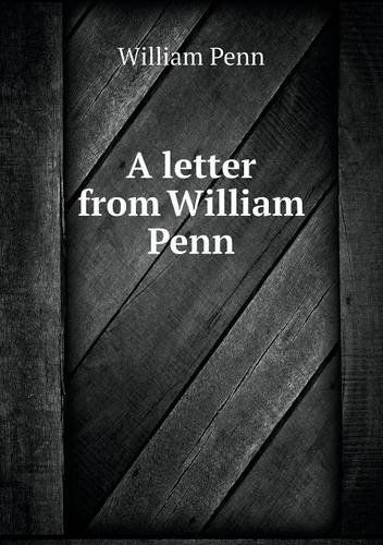 Cover for William Penn · A Letter from William Penn (Paperback Book) (2013)