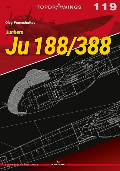 Cover for Oleg Pomoshnikov · Junkers Ju 188/388 - Top Drawings (Paperback Book) (2021)