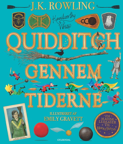 Cover for J. K. Rowling · Hogwarts-biblioteket: Quidditch gennem tiderne. Illustreret udgave (Bound Book) [3e uitgave] (2020)