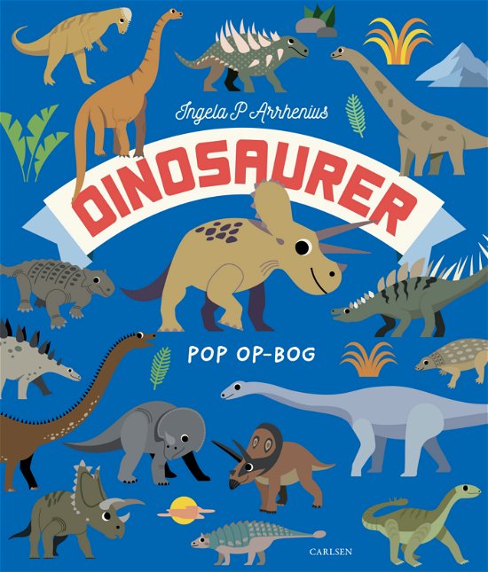 Cover for Ingela P. Arrhenius · Dinosaurer (Cardboard Book) [1er édition] (2024)
