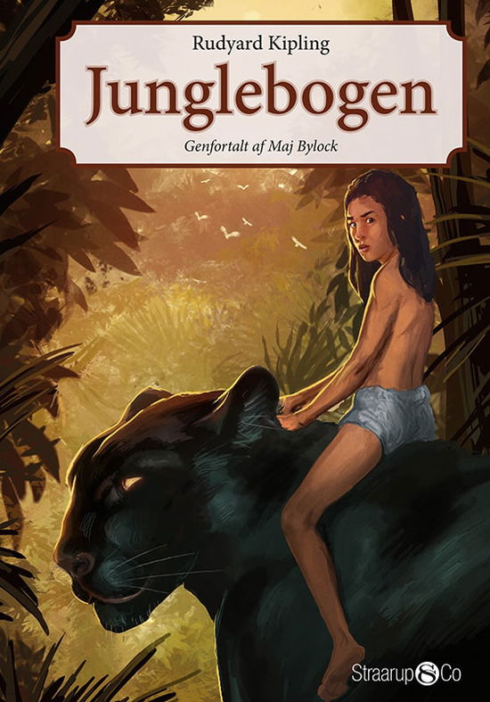 Cover for Rudyard Kipling Maj Bylock · Letlæste klassikere: Junglebogen (Hardcover Book) [1st edition] (2023)