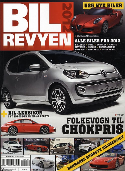 Bil-revyen 2012 -  - Books - Forlaget Benjamin - 9788790913595 - November 17, 2011