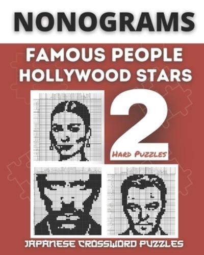 Cover for Happy Bottlerz · Nonograms Book, Famous People &amp; Hollywood Stars (Paperback Book) (2020)