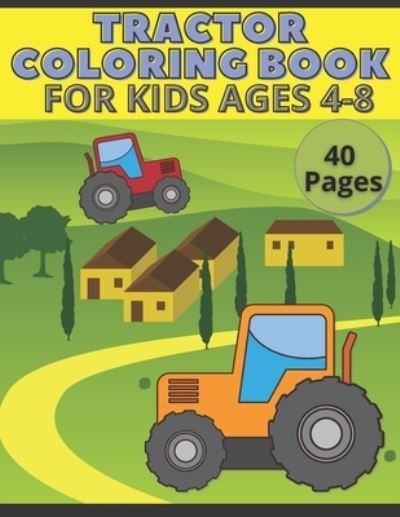 Cover for Pixi Jar · Tractor Coloring Book For Kids Ages 4-8 (Paperback Bog) (2021)