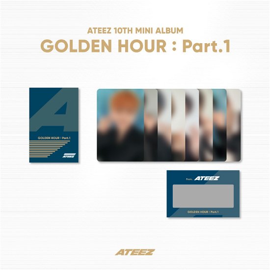 ATEEZ · Golden Hour pt. 1 - Photo & Scratch Card Set (Cartão fotográfico) [Set A] (2024)