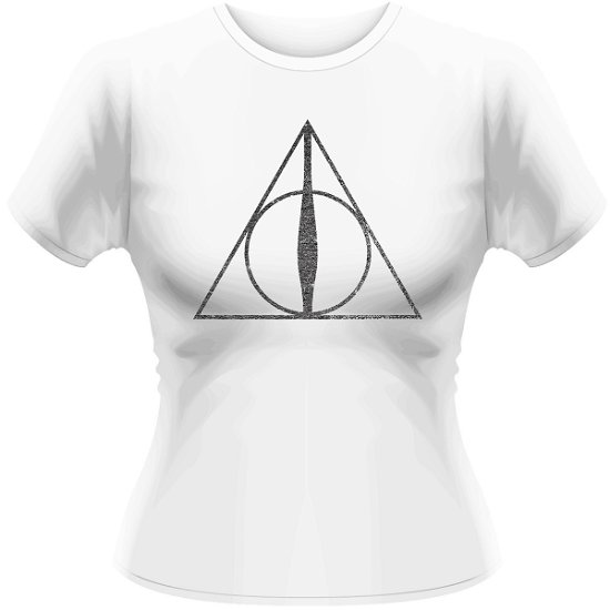 Cover for Harry Potter · Deathly Hallows Symbol (T-shirt) [size S] [White edition] (2015)
