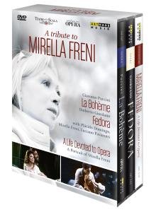 Cover for Mirella Freni · Tribute to (DVD) [Box set] (2015)