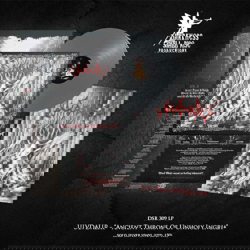 Cover for Ulvdalir · Ancient Throne of Unholy Ingria (Solid Silver Vinyl) (LP) (2025)