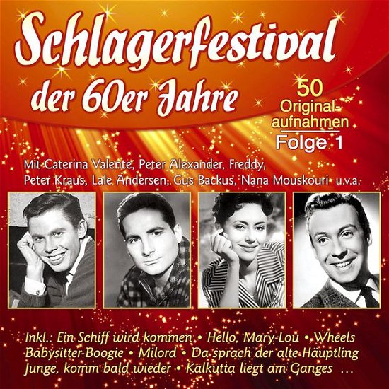 Schlagerfestival Der 60er Jahre,folge 1 - V/A - Musiikki - MUSICTALES - 4260320872596 - perjantai 20. helmikuuta 2015